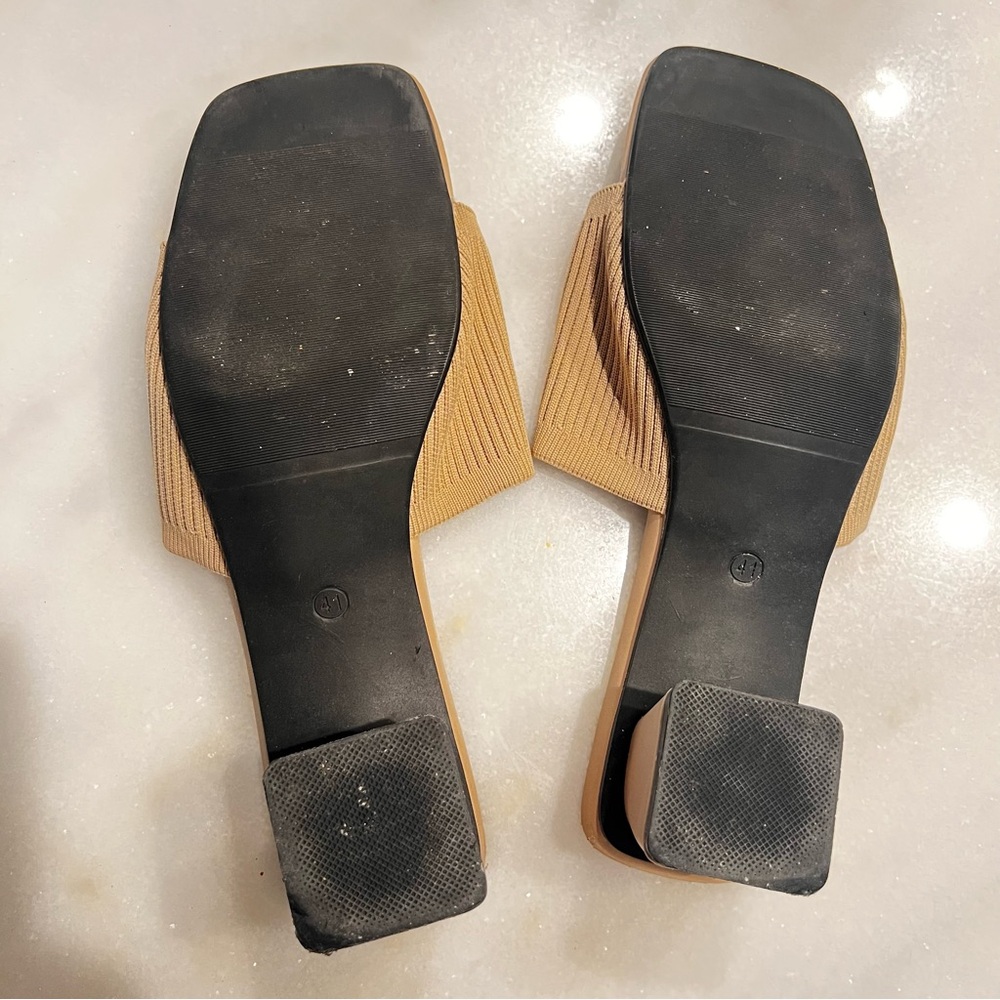 Knit mules slides Women's Slide Sandals size 8 - Picture 14 of 15